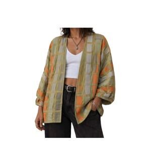 Vintage 80s Frivole Nicole Roberts Patchwork Art Jacket Haiti Cotton OS